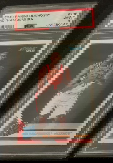 2019 Donruss #208 Rui Hachimura Rated Rookie RC PSA 9 Mint