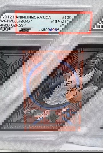 Kawhi Leonard 2012-13 Panini Innovation Rookie RC Stained Glass SSP PSA 8