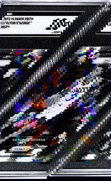 2023-24 Panini Prizm #127 Keyonte George Ice Prizm SGC 10