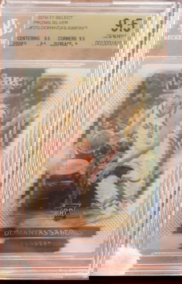 Domantas Sabonis RC 2016 Select Silver #273 Courtside BGS 9.5 💎 GEM MINT