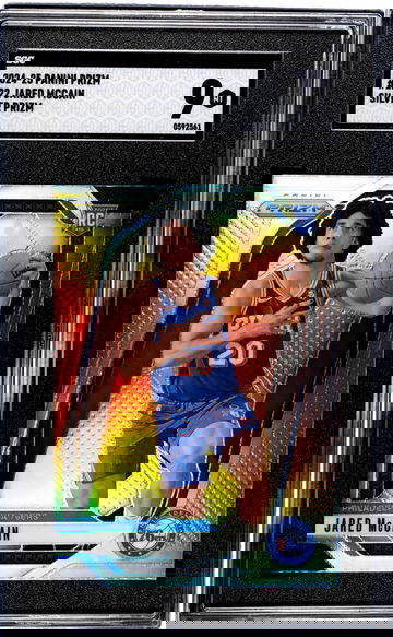 2024-25 Panini Prizm #222 Jared Mccain Silver Prizm SGC 9