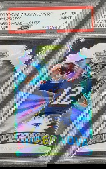 2019 Panini Contenders Optic Tom Brady SUPERNOVA PSA 9