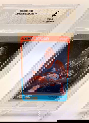 1988-89 Fleer Dennis Rodman Rookie #43 BGS 4