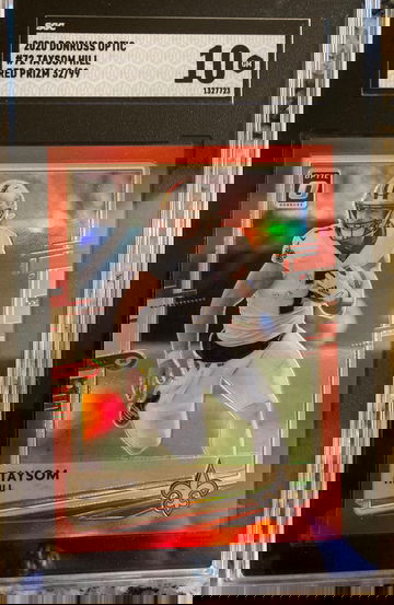 2020 Optic Red Taysom Hill /99 SGC 10