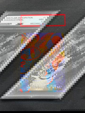 1995 Flair Anticipation Shaquille O'Neal #7 PSA 9 Mint