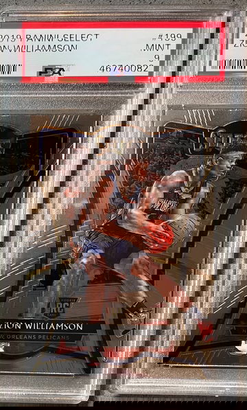 2019-20 Select Zion Williamson Premier PSA 9