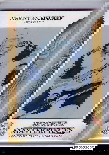 2017-18 The Cup Christian Fisher RC Rookie Cyan Printing Plate Coyotes 1 of 1