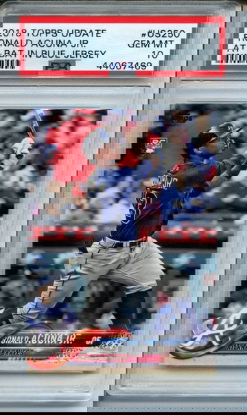 2018 Topps Update Ronald Acuna Jr #US250 PSA Gem Mint 10