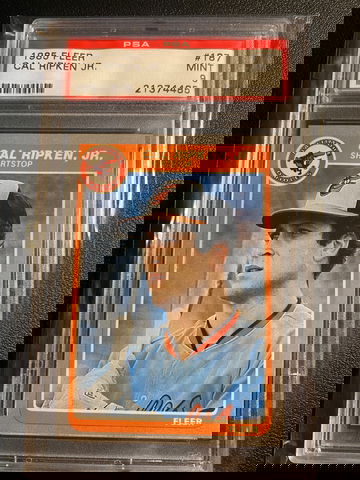 1985 Fleer Cal Ripken Jr. PSA 9