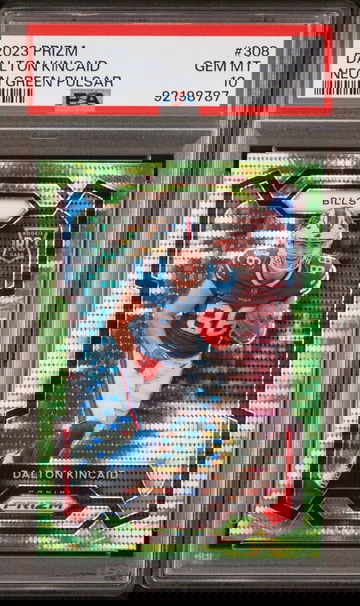 2023 Prizm Dalton Kincaid Green Pulsar Prizm PSA 10
