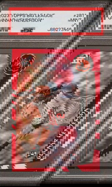 2023 Topps Big League Gunnar Henderson #281 PSA 9 [BL-3B.36]