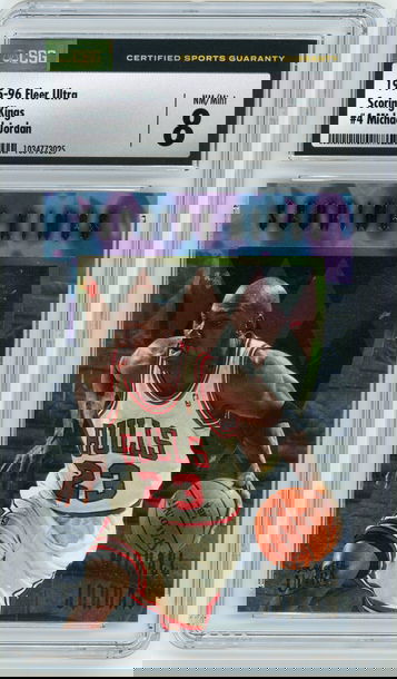 MICHAEL JORDAN 1995-96 Fleer Ultra Scoring Kings #4 CSG 8