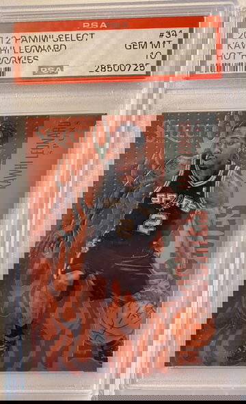 2012 Panini Select Kawhi Leonard Hot Rookies PSA 10