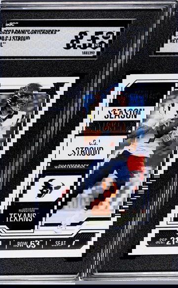 2023 Panini Contenders C.J. Stroud #40 RC SGC 8.5