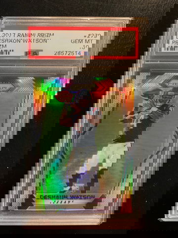 2017 Prizm Silver Deshaun Watson PSA 10