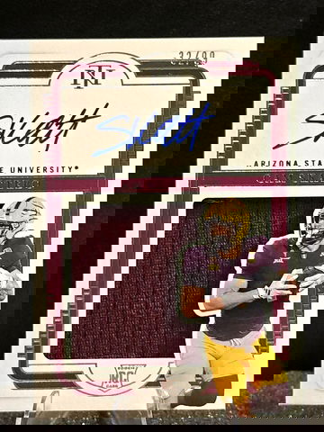 2025 National Treasures  /99  RPA Patch Auto  Cam Skattebo  Giants Arizona St Rookie