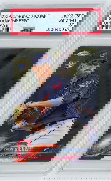 2018 Topps Chrome Update Shane Bieber