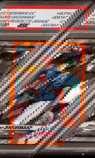 2021 Bowman Sapphire Edition Chrome Prospects Orange