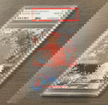 2018 Topps Holiday Shohei Ohtani PSA 10 