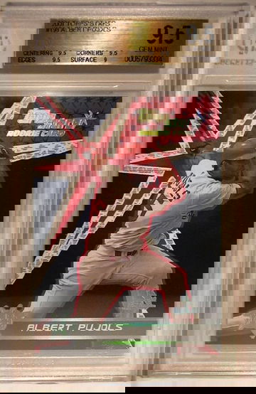 2001 Topps Stars #198 Albert Pujols (ROOKIE) BGS 9.5 GEM MINT