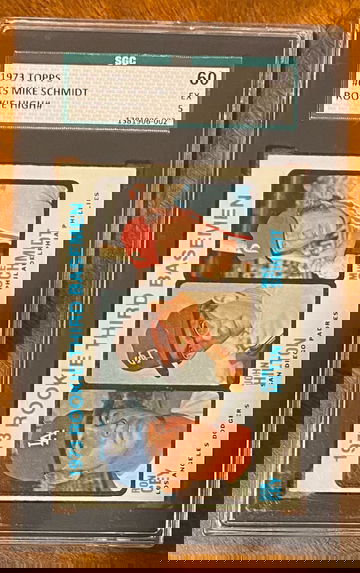 1973 Topps Mike Schmidt Rookie #615 Hi Number SGC 60 EX 5