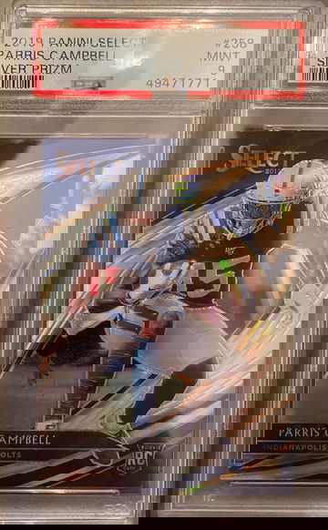 Paris Campbell Select Silver Prizm PSA 9