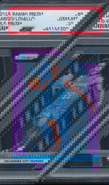 Hamidou Diallo Prizm Purple #/75 PSA 10