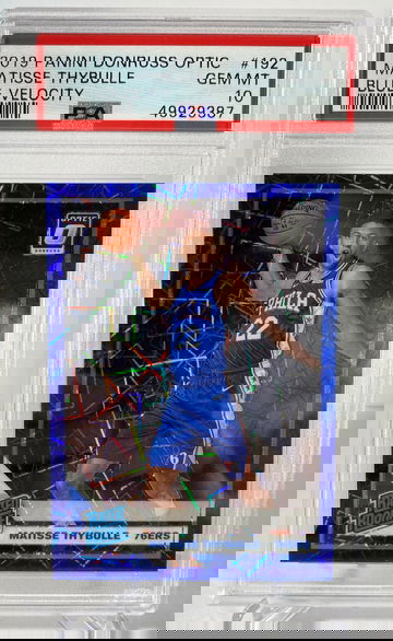 2019-20 Optic Matisse Thybulle Blue Velocity Rookie PSA 10