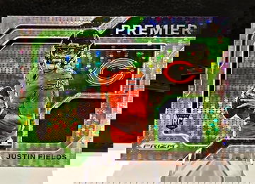 Justin Fields  Rookie  Green Pulsar Prizm 🔥  Premier Patch  #PJ-4  Bears Jets