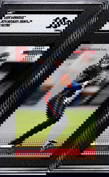 2024 Donruss #25 Michael Penix Jr. '04 Retro SGC 10