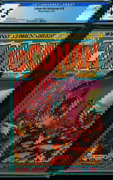 CONAN THE BARBARIAN #19, CGC 4.5 VG+