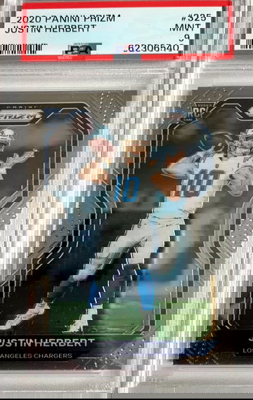 Justin Herbert prizm psa 9