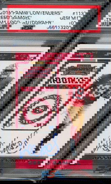 2019 Deebo Samuel Rookie Ticket Auto PSA 10