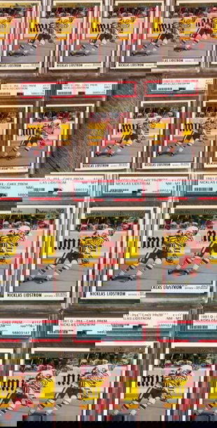 INVESTOR LOT 13 X 1991 O-PEE-CHEE PREMIER NICKLAS LIDSTROM #117 ROOKIE CARD 7 PSA9 + 6 PSA8 *SHIPS FROM CANADA*