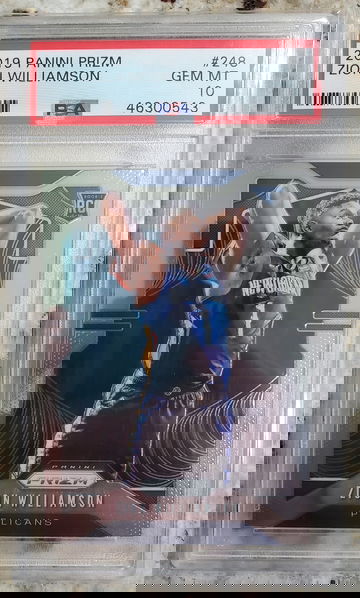 2019 Prizm ZION WILLIAMSON PSA 10