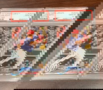 (2) 2018 Topps Update Juan Soto PSA 10