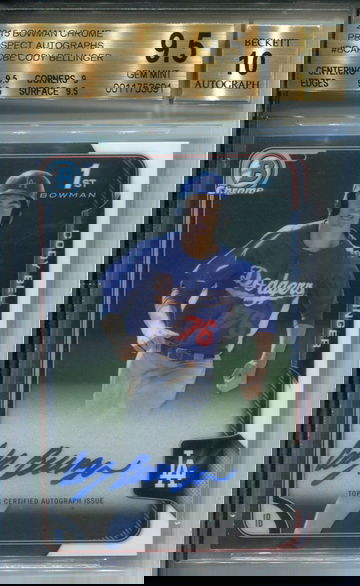 Bellinger Chrome Auto BGS 9.5/10