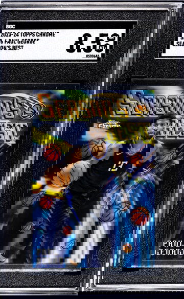 2023 Topps Chrome Season's Best Paul George #SB-6 SGC 8.5