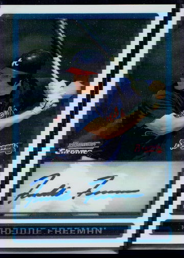 Freddie Freeman 2009 Bowman Chrome Autograph (#2)