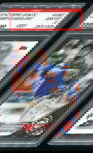 2016 TOPPS UPDATE #US81 JEIMER CANDELARIO RC PSA 10