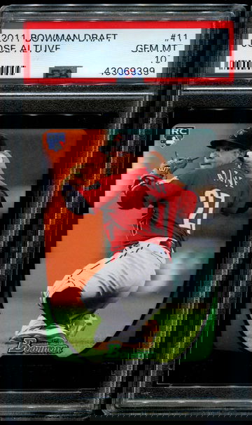 2011 Bowman Draft #11 Jose Altuve PSA 10 