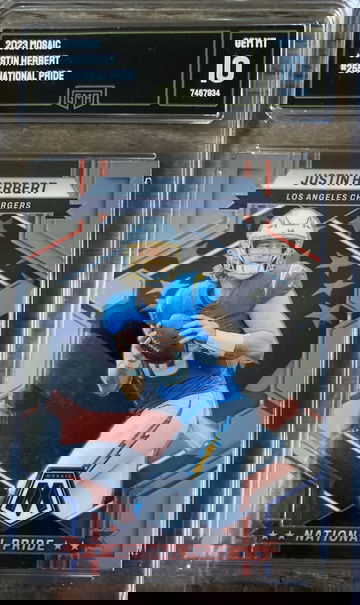 GMA 10 2023 Mosaic Justin Herbert #255 national pride