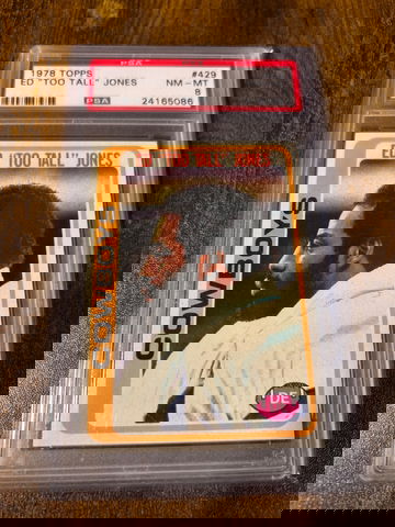 1978 Topps Ed “Too Tall” Jones PSA 8 Dallas Cowboys