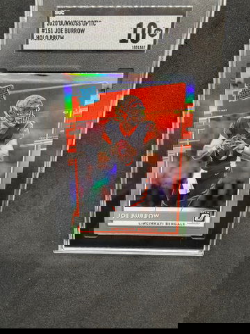 2020 Optic Joe Burrow Holo Prizm SGC 10 💎