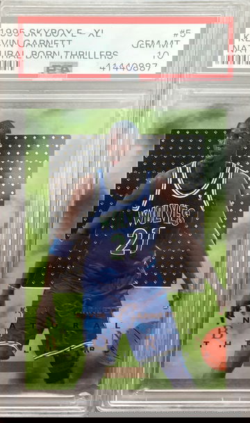 Kevin Garnett Skybox E-XL Natural Born Thrillers