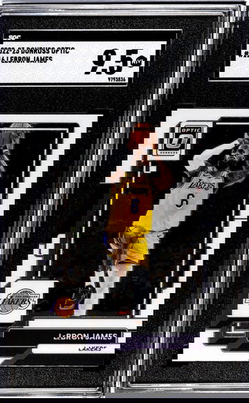 2022-23 Donruss Optic #116 Lebron James SGC 9.5