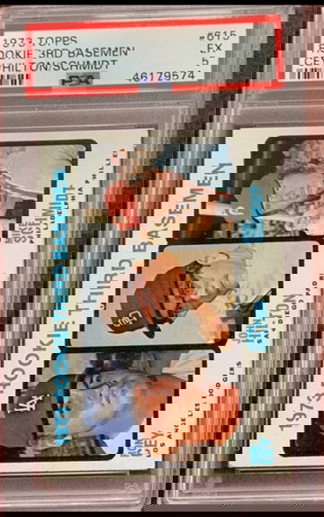 1973 Topps Mike Schmidt Rookie Psa 5 Hall of Fame Inductee