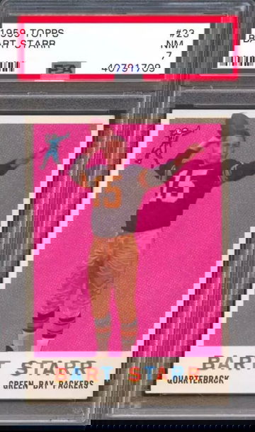 1959 Topps #23 Bart Starr PSA 7