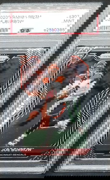 2020 Prizm Joe Burrow PSA 9 RC #307 Rookie