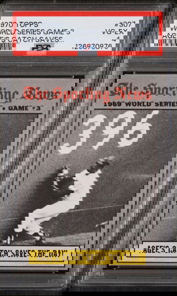 1970 Topps Tommie Agee #307 PSA 4